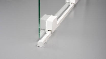 Deante PRIZMA Walk-In Duschwand Schiebewand 140 x 195 cm Weiß