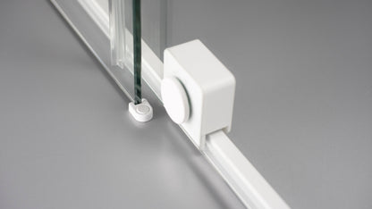 Deante PRIZMA Walk-In Duschwand Schiebewand 140 x 195 cm Weiß