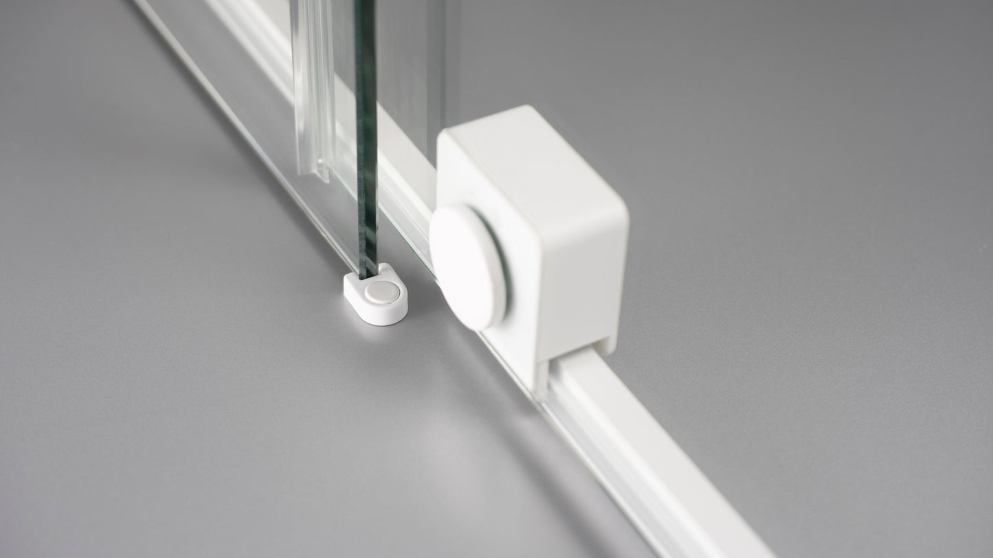 Deante PRIZMA Walk-In Duschwand Schiebewand 90 x 195 cm Weiß