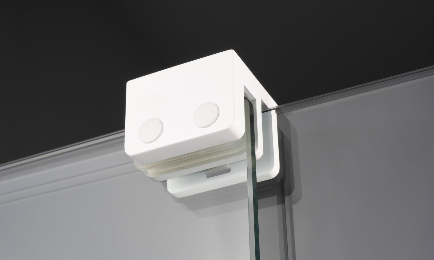 Deante PRIZMA Walk-In Duschwand Schiebewand 100 x 195 cm Weiß