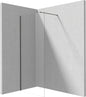 Deante PRIZMA Walk-In Duschwand Trennwand 120 x 195 cm Titanium