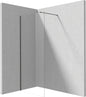 Deante PRIZMA Walk-In Duschwand Trennwand 80 x 195 cm Titanium