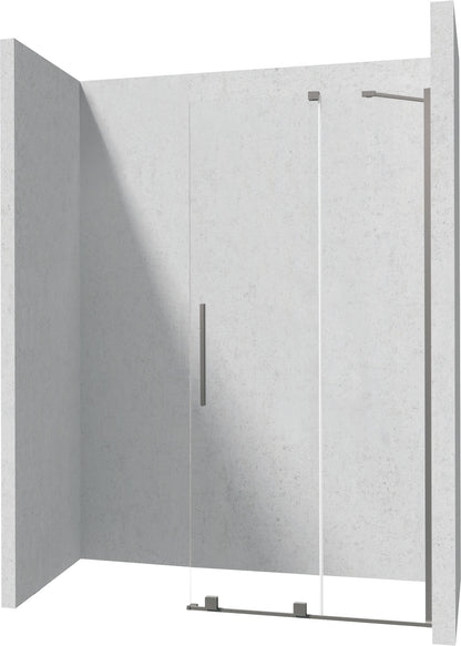 Deante PRIZMA Walk-In Duschwand Schiebewand 100 x 195 cm Titanium