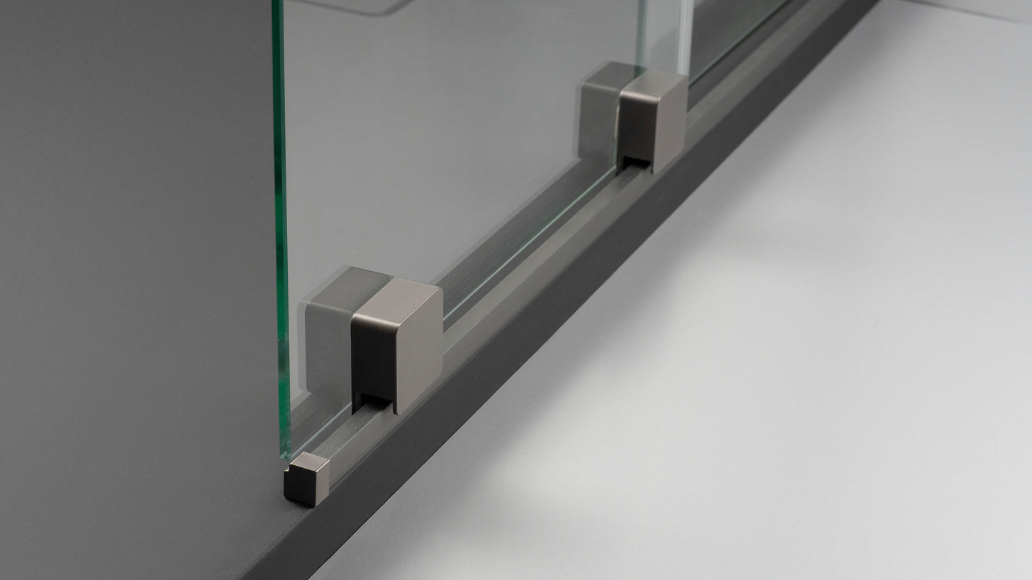 Deante PRIZMA Walk-In Duschwand Schiebewand 100 x 195 cm Titanium