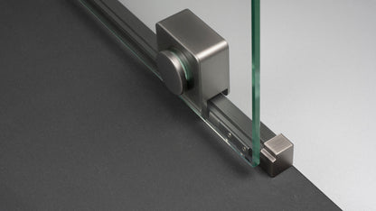 Deante PRIZMA Walk-In Duschwand Schiebewand 140 x 195 cm Titanium