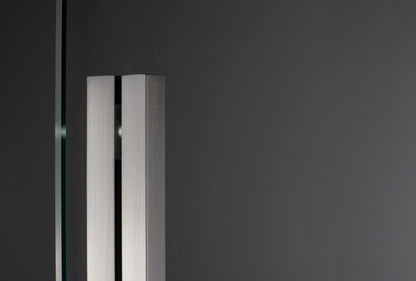 Deante PRIZMA Walk-In Duschwand Schiebewand 140 x 195 cm Titanium