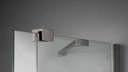 Deante PRIZMA Walk-In Duschwand Schiebewand 140 x 195 cm Titanium