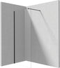 Deante PRIZMA Walk-In Duschwand Trennwand 80 x 195 cm Schwarz