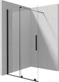 Deante PRIZMA Walk-In Duschwand Schiebewand 90 x 195 cm Schwarz