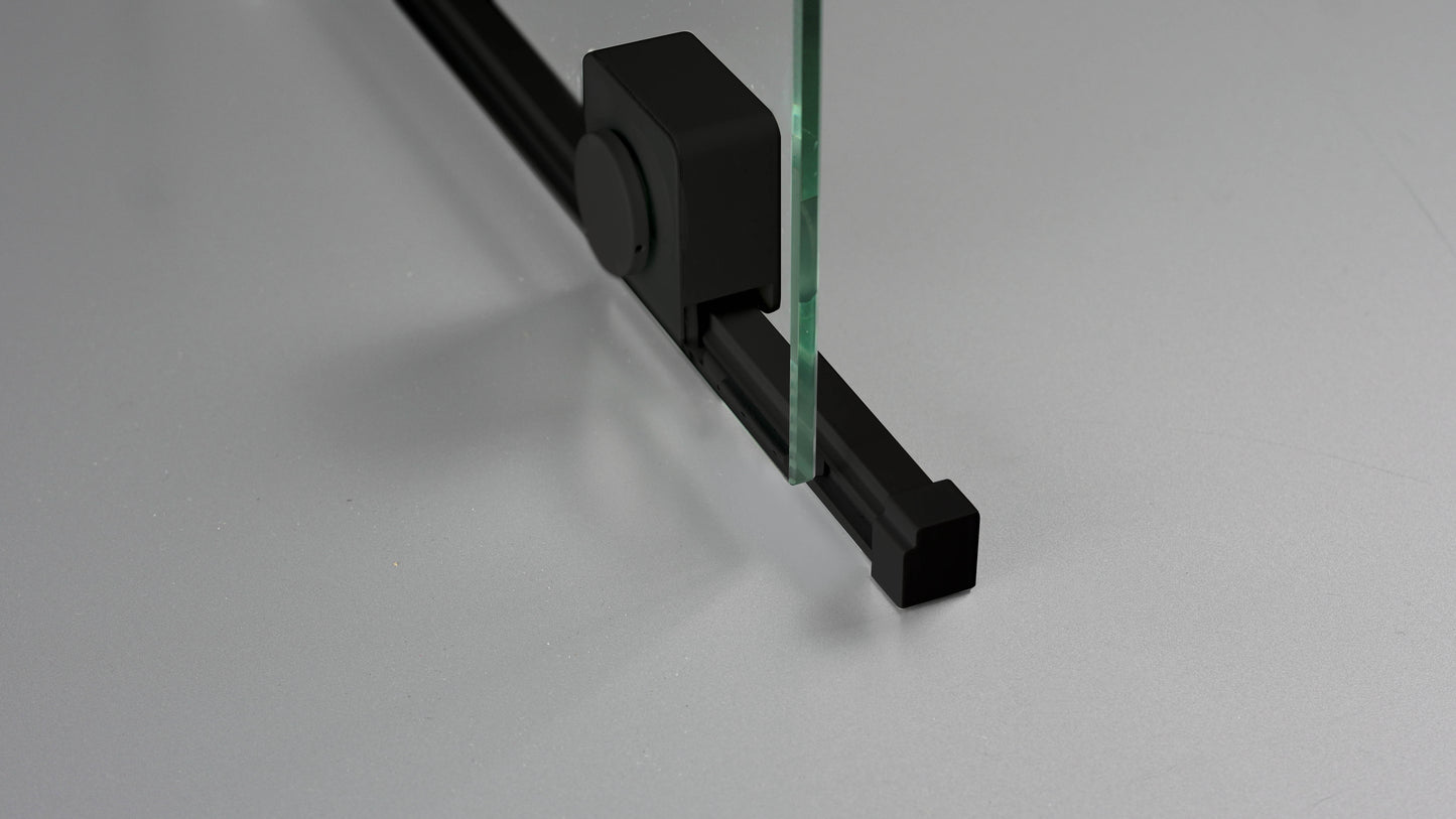 Deante PRIZMA Walk-In Duschwand Schiebewand 120 x 195 cm Schwarz