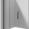 Deante PRIZMA Walk-In Duschwand Schiebewand 140 x 195 cm Schwarz
