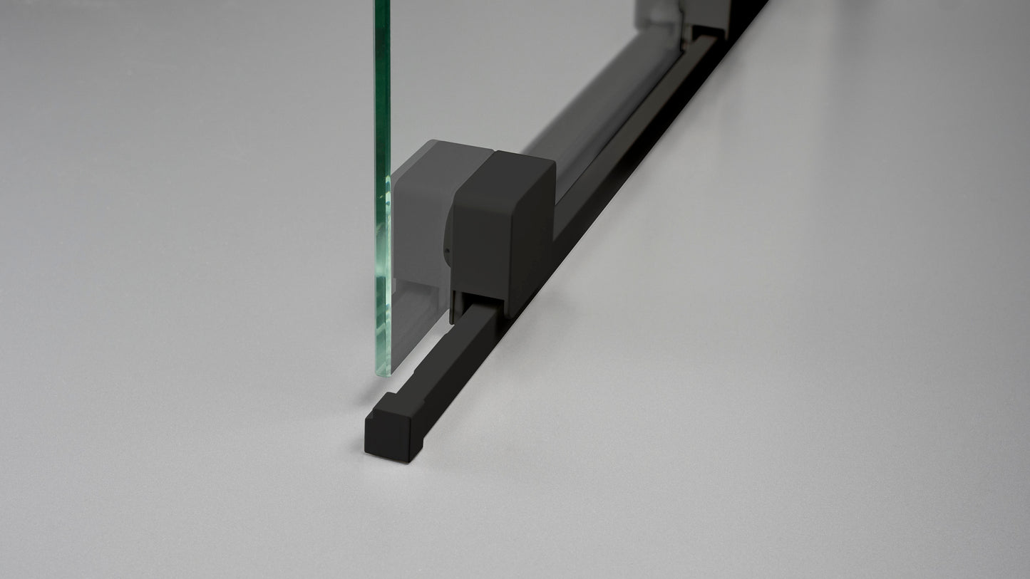 Deante PRIZMA Walk-In Duschwand Schiebewand 100 x 195 cm Schwarz