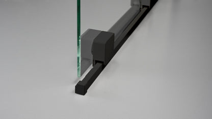 Deante PRIZMA Walk-In Duschwand Schiebewand 100 x 195 cm Schwarz