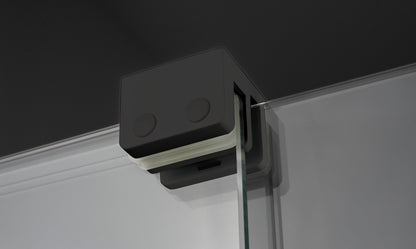 Deante PRIZMA Walk-In Duschwand Schiebewand 120 x 195 cm Schwarz