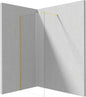 Deante PRIZMA Walk-In Duschwand Trennwand 110 x 195 cm Gold