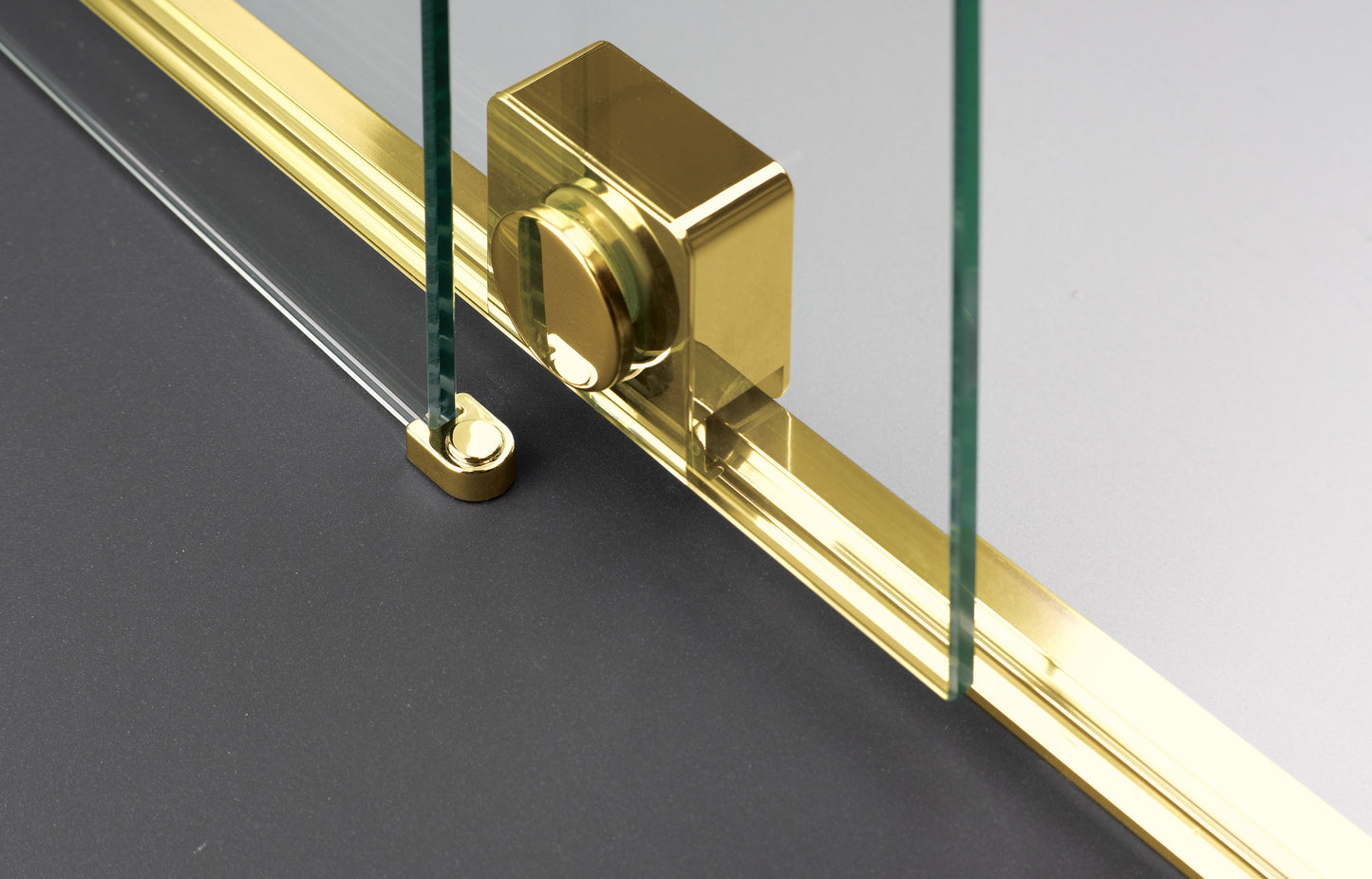 Deante PRIZMA Walk-In Duschwand Schiebewand 120 x 195 cm Gold