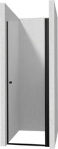Deante KERRIA PLUS Duschtür für Nische Schwenktür 80 x 200 cm Schwarz