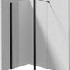 Deante KERRIA PLUS Schwenkbares Seitenpaneel für Duschkabinen Schwarz