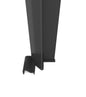 Deante KERRIA PLUS Erweiterungsprofil für Nischen-Duschtür 200 cm Schwarz