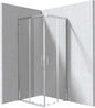 Deante FUNKIA EVO Eckdusche mit 2 Schiebetüren 80 x 90 x 195 cm Chrom