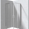 Deante FUNKIA EVO Eckdusche mit 2 Schiebetüren 80 x 90 x 195 cm Chrom