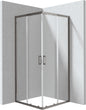 Deante FUNKIA EVO Eckdusche mit 2 Schiebetüren 90 x 90 x 195 cm Titanium