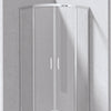 Deante FUNKIA EVO Runddusche mit 2 Schiebetüren 80 x 80 x 195 cm Chrom