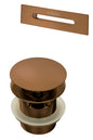 Deante Stöpsel und Überlauf Badewannen-Accessoires-Set Bronze gebürstet