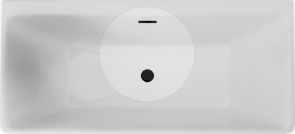 Deante Stöpsel und Überlauf Badewannen-Accessoires-Set Schwarz