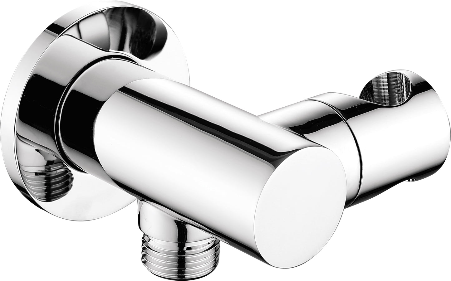 Deante CASCADA Wandanschlussbogen mit Handbrausehalter 1/2" rund Chrom