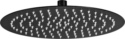 Deante FLOKS flacher Regenduschkopf (1 Strahlart) rund Ø 30 cm Schwarz