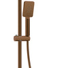 Deante THERM Duschsystem mit Thermostat-Badewannenarmatur Bronze gebürstet