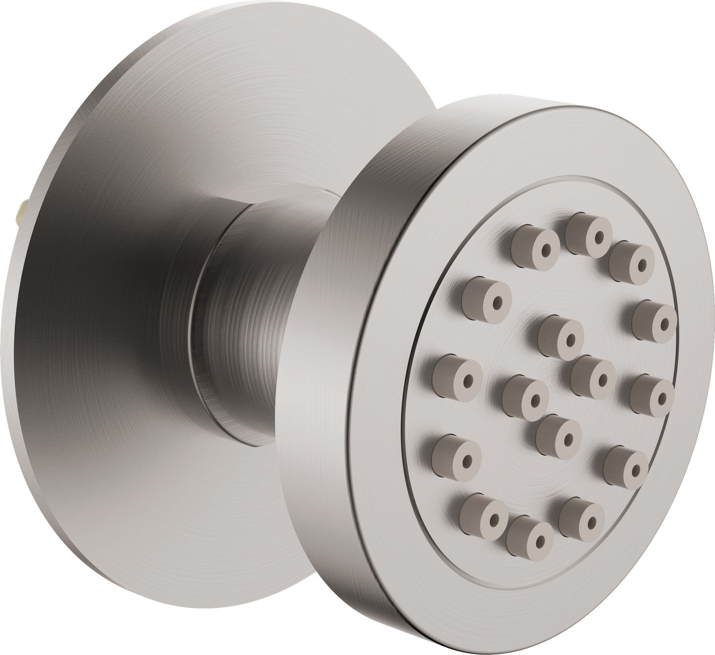 Deante CASCADA Rund Duschdüse Anti-Kalk Unterputz Stahl gebürstet