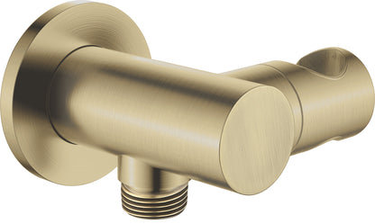 Deante CASCADA Wandanschlussbogen mit Handbrausehalter 1/2" rund Messing