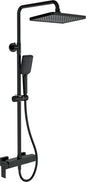 Deante ANEMON Duschsystem mit Duscharmatur Anti-Kalk Schwarz