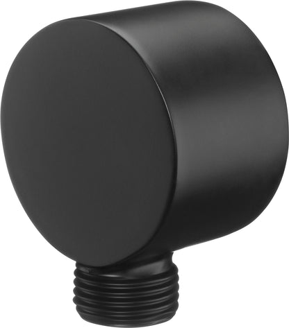 Deante CASCADA Wandanschlussbogen für Brauseschlauch 1/2" rund Schwarz