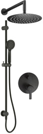 Deante ARNIKA Unterputz-Duschset mit Duschstange und Duschkopf Schwarz