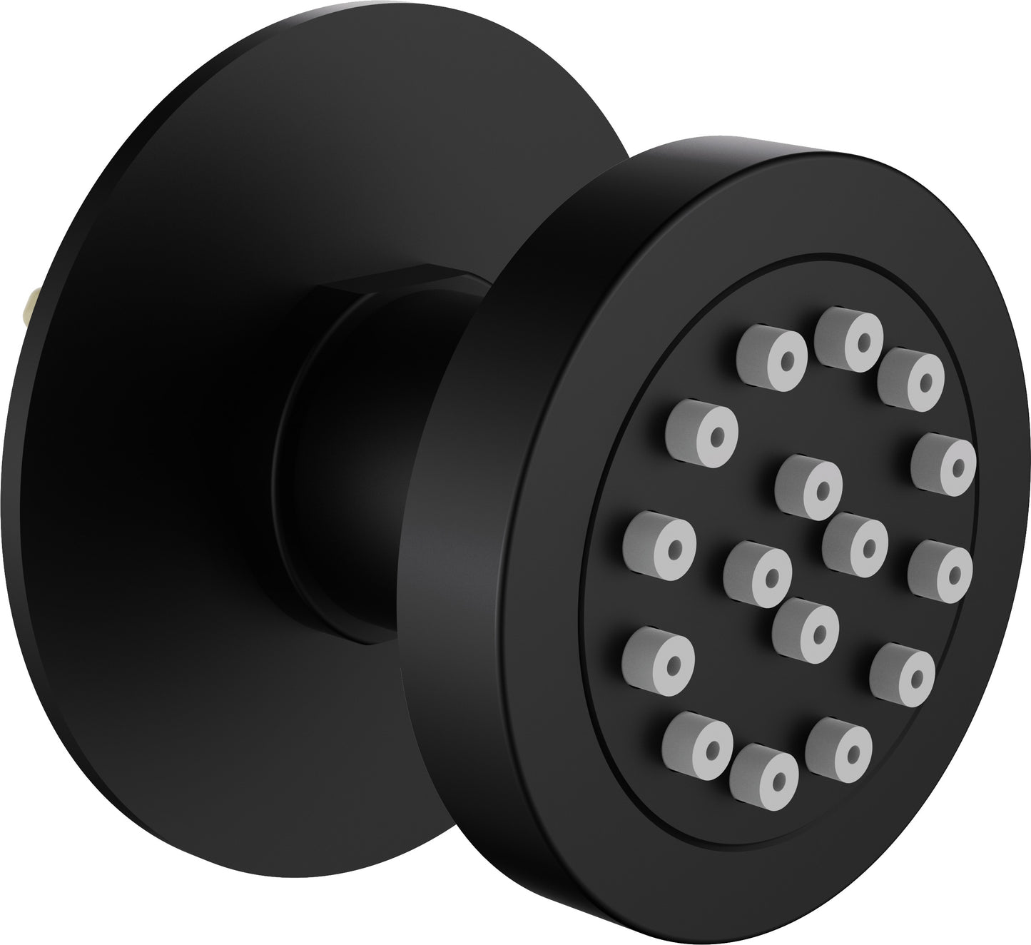 Deante CASCADA Rund Duschdüse Anti-Kalk Unterputz Schwarz