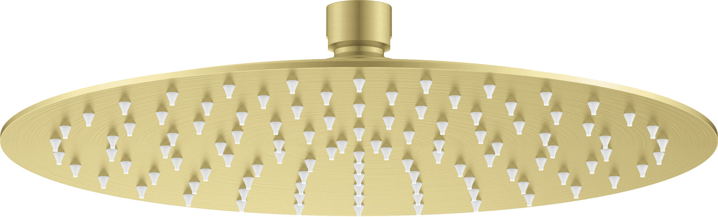 Deante CASCADA ultradünner Duschkopf (1 Strahlart) rund Ø 25 cm Gold gebürstet