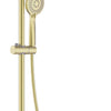 Deante ARNIKA Design-Duschsystem mit Thermostat-Duscharmatur Gold gebürstet