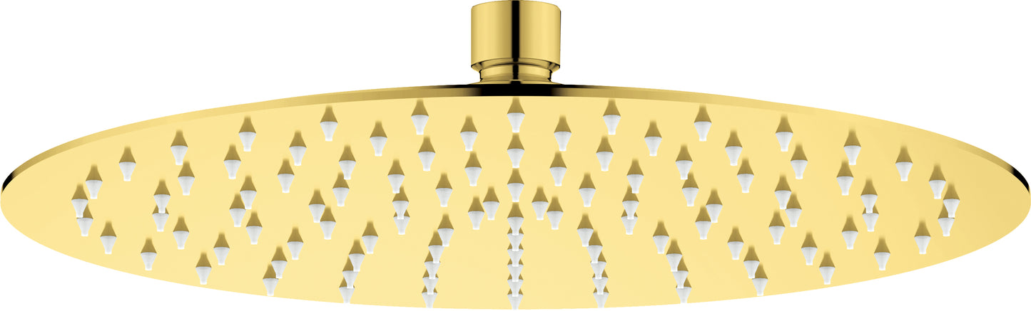 Deante CASCADA ultradünner Duschkopf (1 Strahlart) rund Ø 25 cm Gold