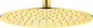 Deante CASCADA ultradünner Duschkopf (1 Strahlart) rund Ø 25 cm Gold