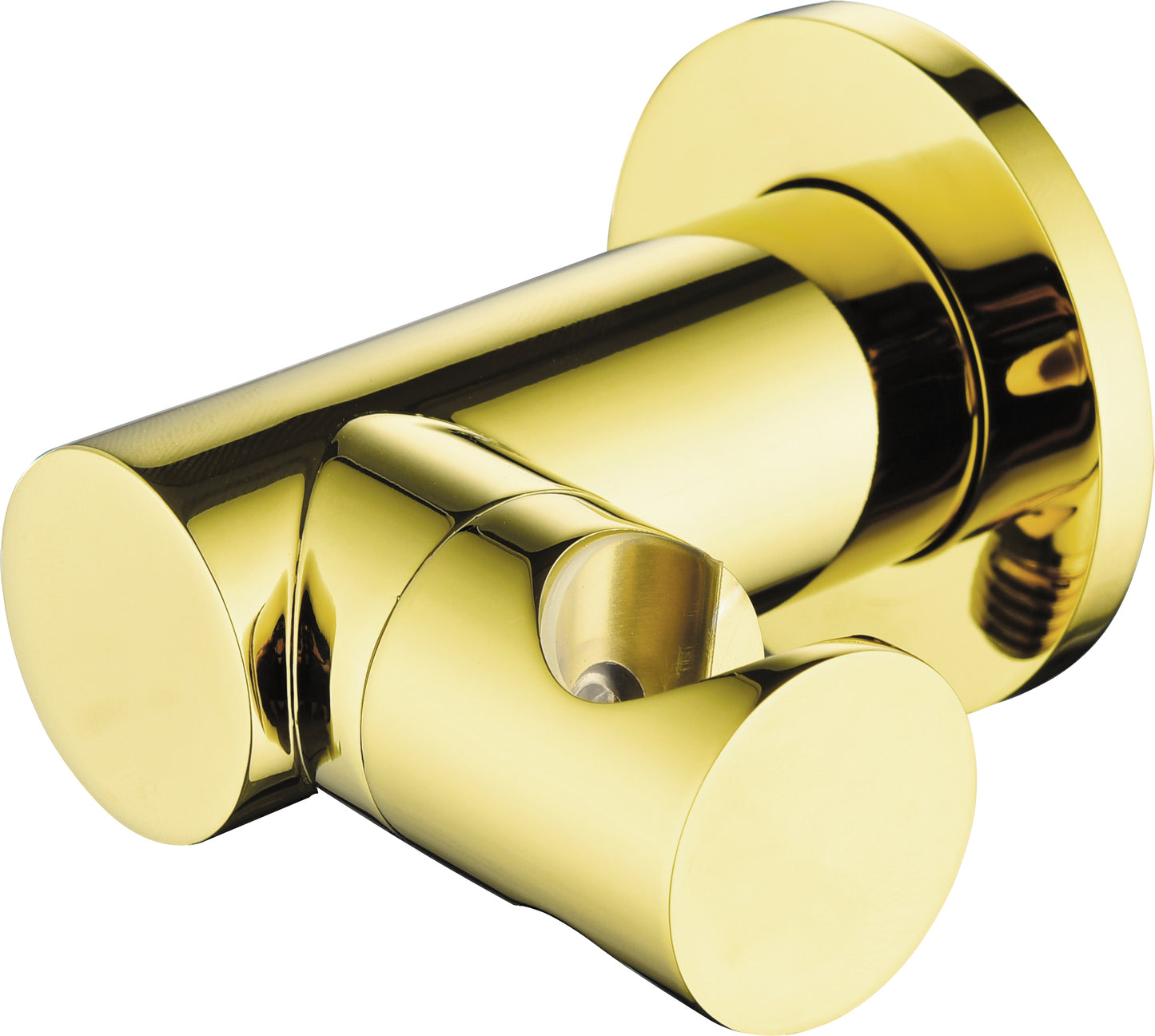 Deante CASCADA Wandanschlussbogen mit Handbrausehalter 1/2" rund Gold