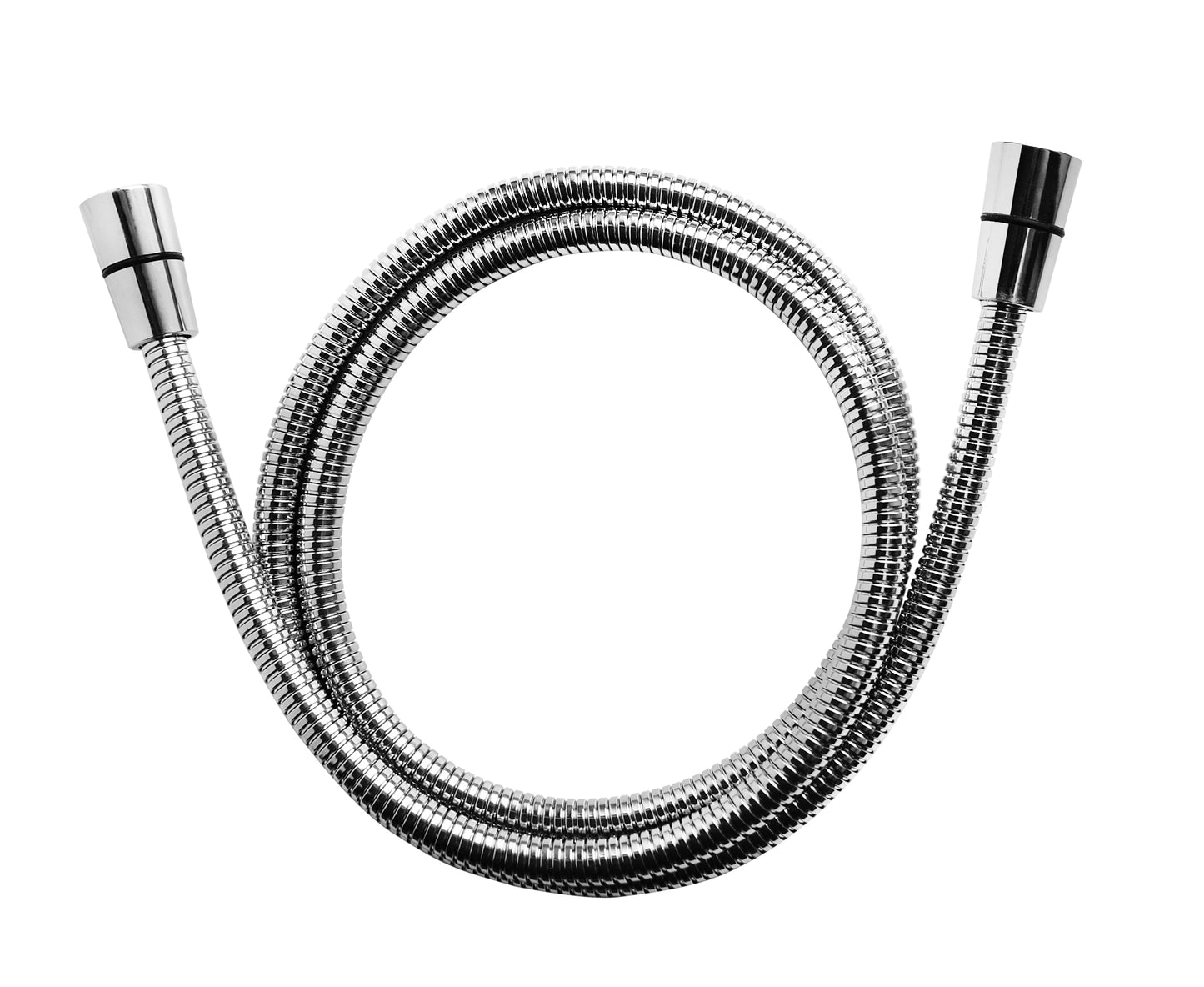Deante Brauseschlauch geflochten dehnbar mit Mengenregler 150 cm Chrom