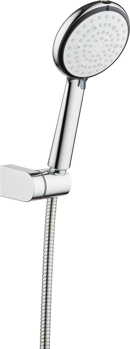 Deante BORO Duschkopf mit Halterung Anti-Kalk (6 Strahlarten) Chrom
