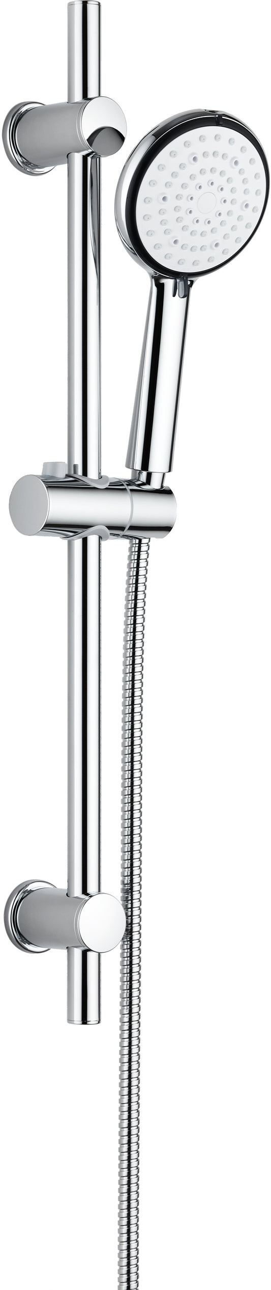 Deante BORO Duschstange mit Handbrause (6 Strahlarten) Chrom