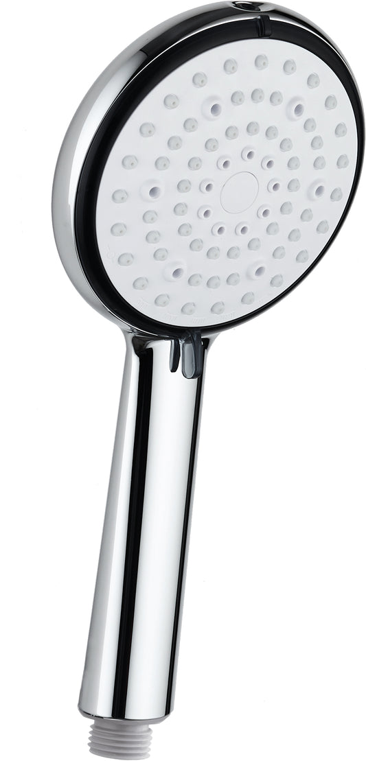 Deante BORO Duschbrause rund Anti-Kalk (6 Strahlarten) Chrom-Weiß