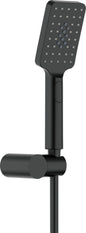 Deante ALPINIA Brausekopf mit Halterung Anti-Kalk (3 Strahlarten) Schwarz