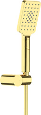Deante ALPINIA Brausekopf mit Halterung Anti-Kalk (3 Strahlarten) Gold