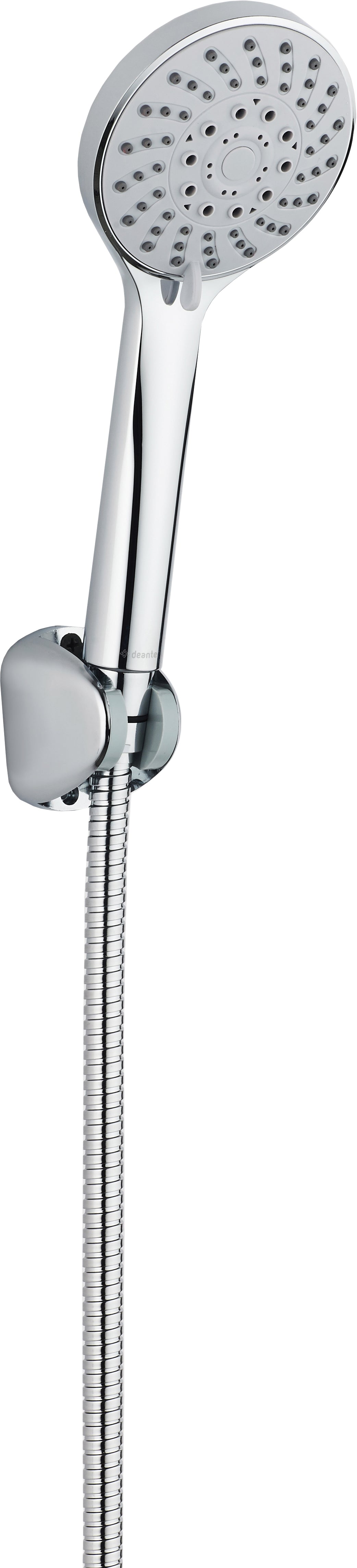 Deante AVIS Duschkopf mit Halterung (5 Strahlarten) Chrom